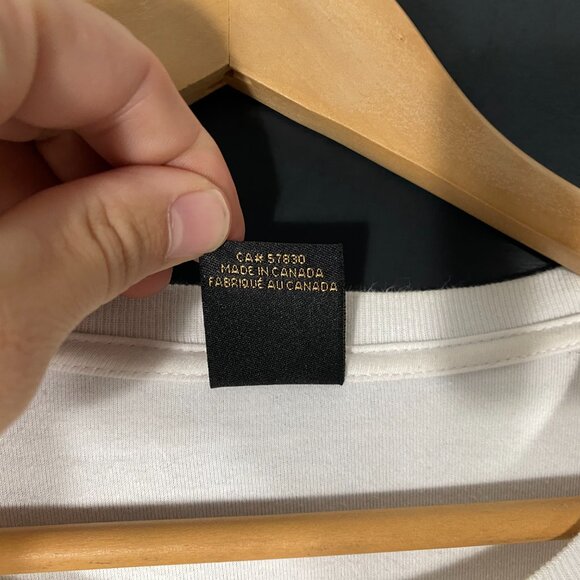 Octobers Very Own Classic Logo Long Sleeve Crew T-shirt White men's size Large - Picture 6 of 9